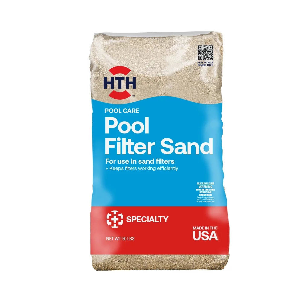 50lb Filter for Swimming Pools, Sand Pool Care HTH Pool