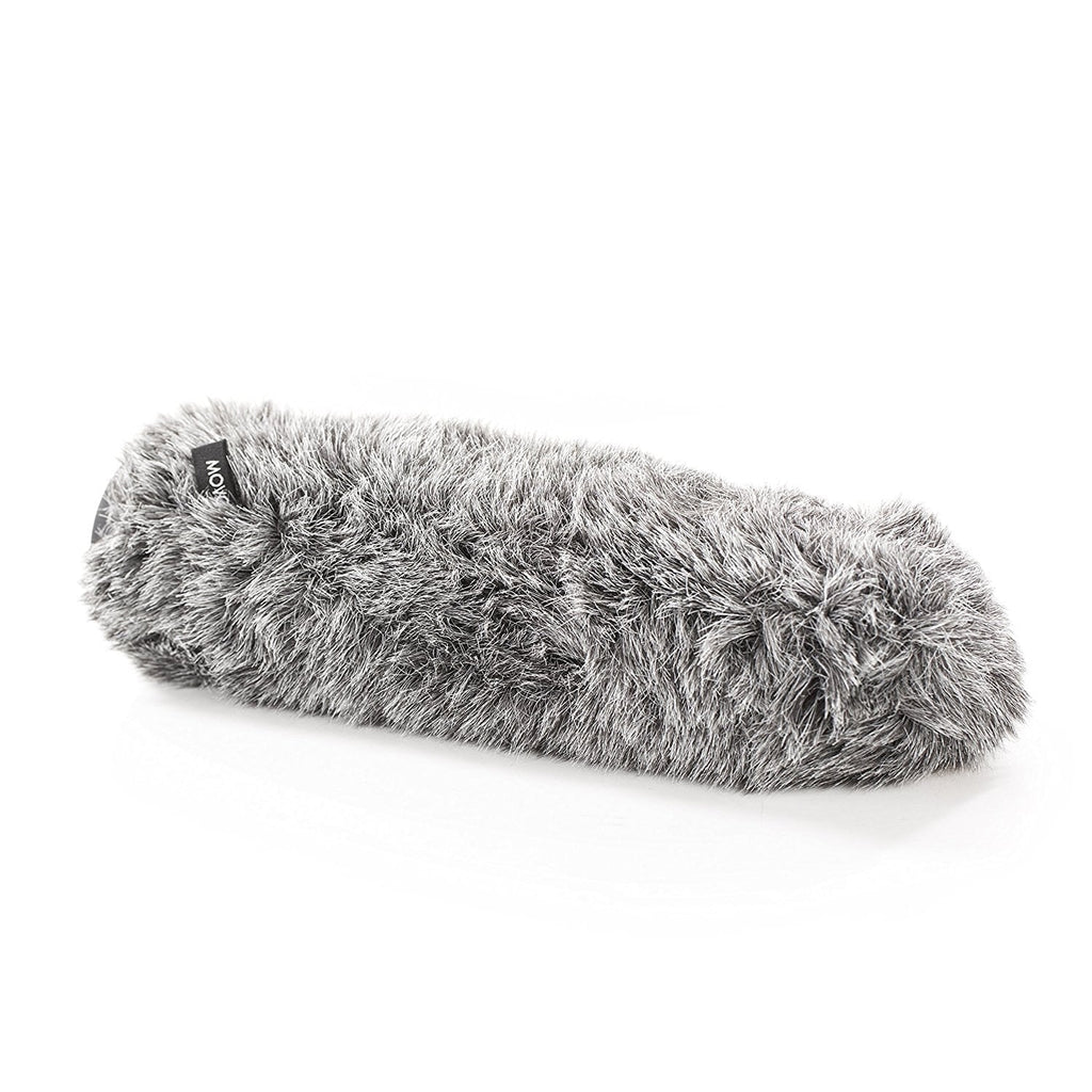 '- Up Long 18-23mm 10.6" Rigid Windscreen In Ws-g270 And Gray Diameter Dark Furry [27cm] To For Microphones Movo