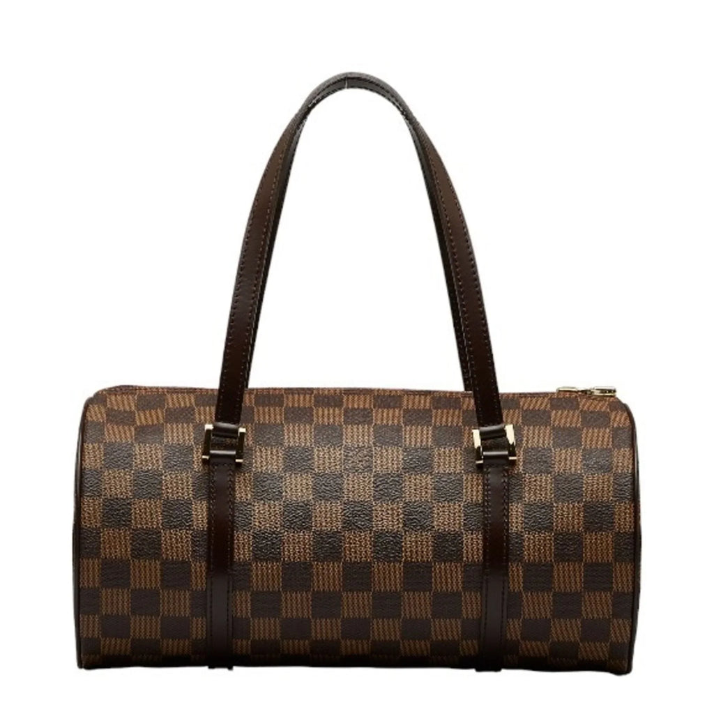 Pre-Owned Handbag N51303 Women's PVC Ebene (Good) Brown Damier Leather Papillon