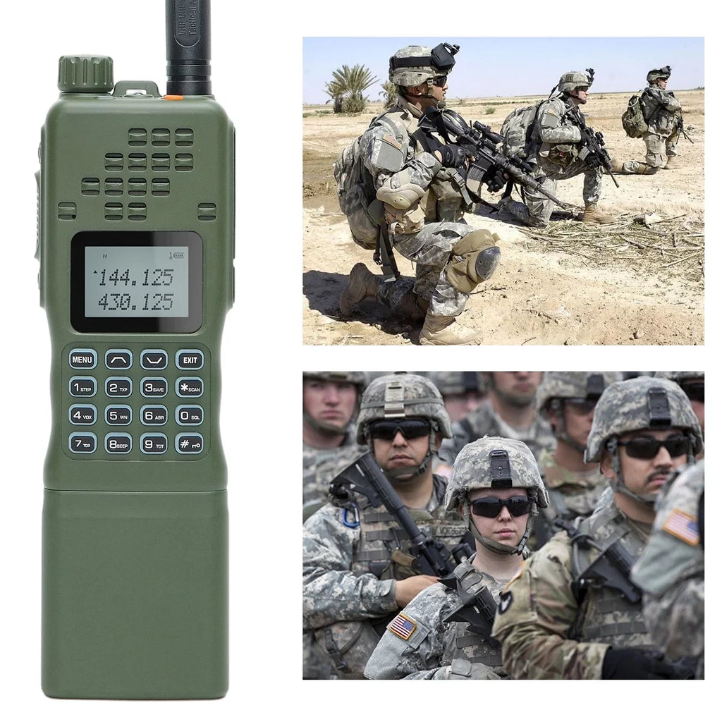 Charger Foldable Talkie Full mic,18.8 inch Programming Walkie Shoulder Long Radio ABBREE&BaofengAR-152 Cable Rechargeable with Two 10W and Antenna,USB AR-152 Tactical Bag Kit Cable,AR-152 Range Way