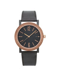 Steel Solotempo Men New Automatic Bvlgari Watch 41mm Black Bronze 102931 Dial