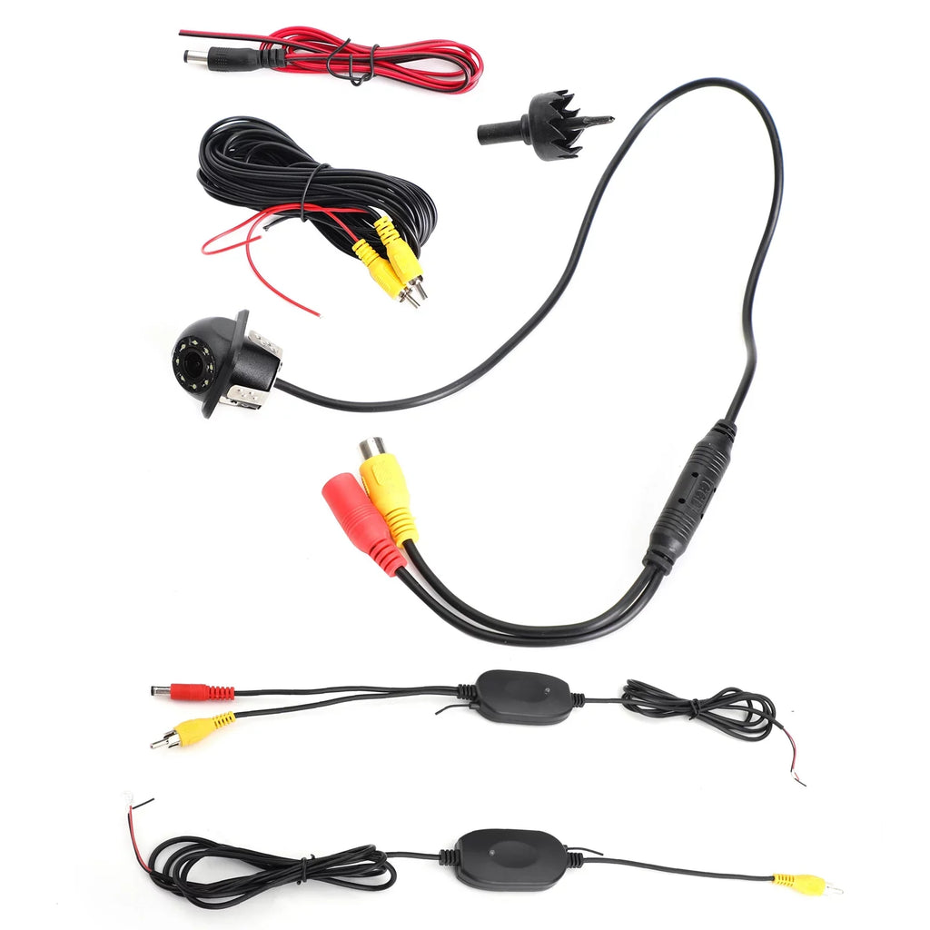 Car Reverse Backup 170° 8 View Night Rear Kit Wireless View CMOS LED Camera HD