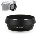 Hood Lens Aluminum X100T Fujifilm -Black Set Alloy Replace Fuji LH-X100 Adapter X100F X100S X100 Ring & X100V Hood Lens Fuji X70 for Shade JJC Lens