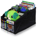 with Lusso Car Games Toys, Maps, Magazines, Gear and for Compartments for Featuring Storage Tissues, Seat Stitching Great Adults, More Kids Organizer Black Documents, 8 Books, Front/Backseat