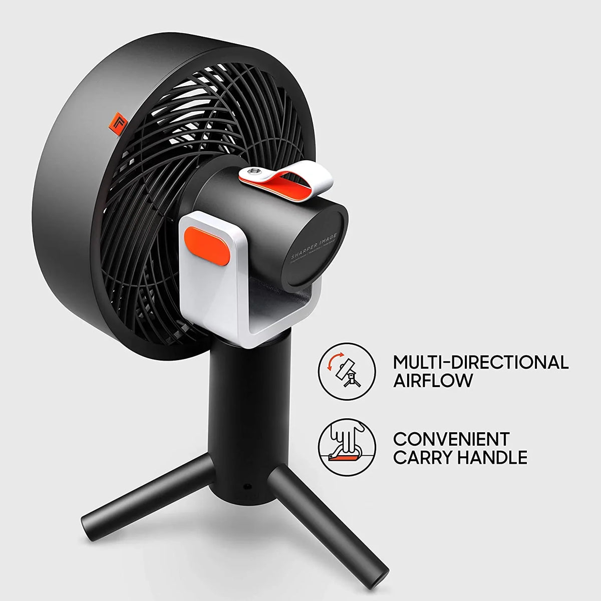SPIN 10 Desktop 15.5", Image Fan, Oscillating Sharper Black