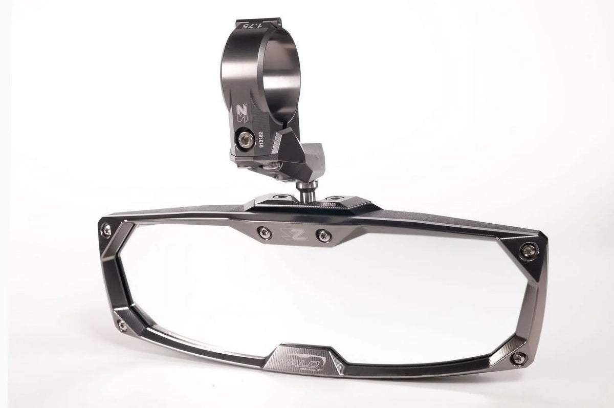 Vehicle Size UTV-Utility Aluminum Billet Mirror Round Various (1.75 Halo-RA for with Task View Bezels Tube) Rear inch