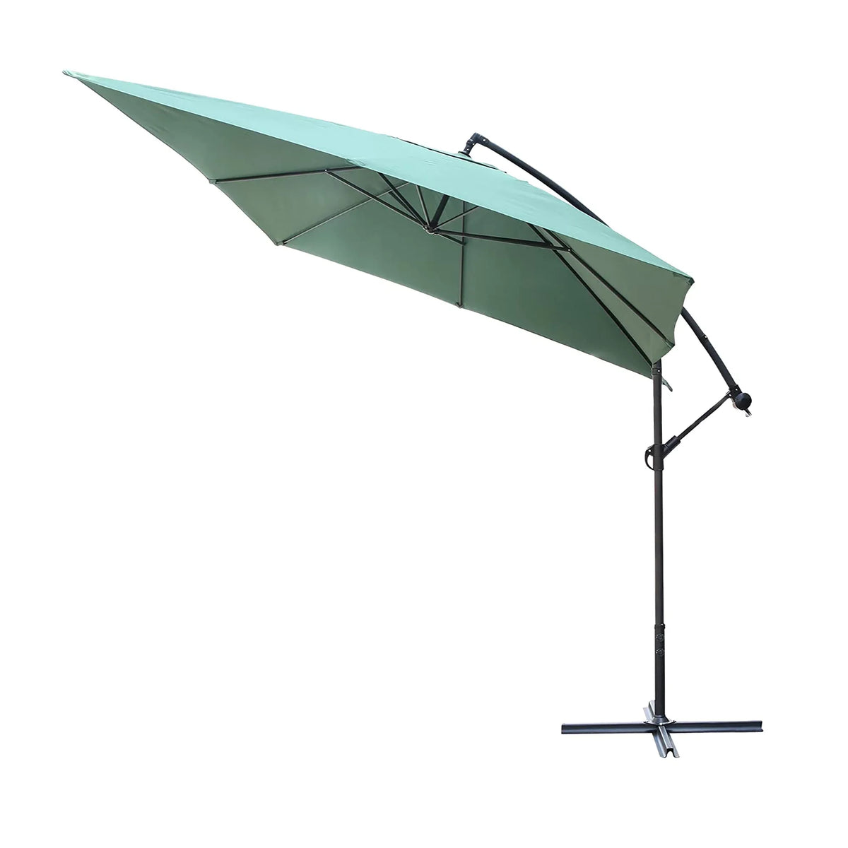 Adjust Patio Easy Poolside, Garden, PRODUCT Lawn Green Umbrella Outdoor Backyard, and Umbrellas Tilt 10 Polyester for FT KARMAS Offset Hanging