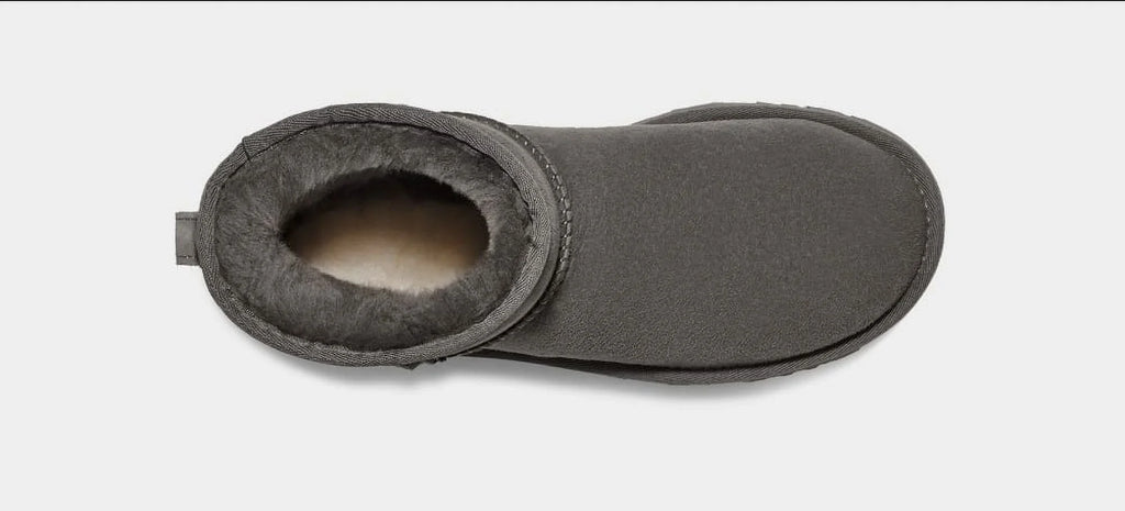 '- UGG Winter Boot II Size Grey Women's Mini Classic - 10