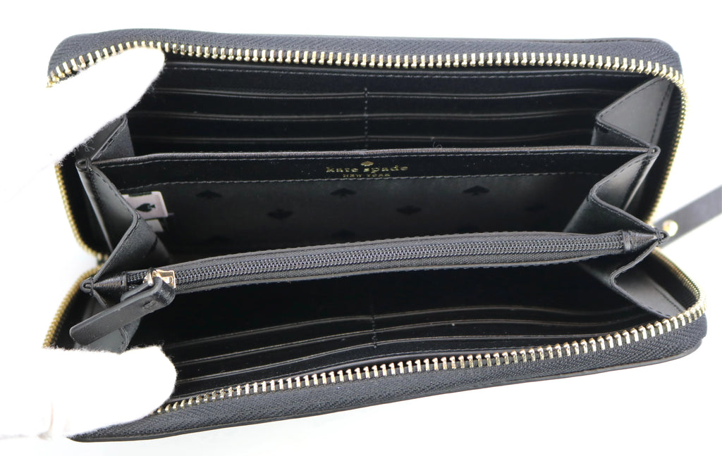 Leather - Wallet Neda Laurel Spade Black Way Kate