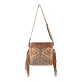 bag Cross Genuine Body KB western Upcycled purse handbag KB209 Leather Canvas women OHLAY