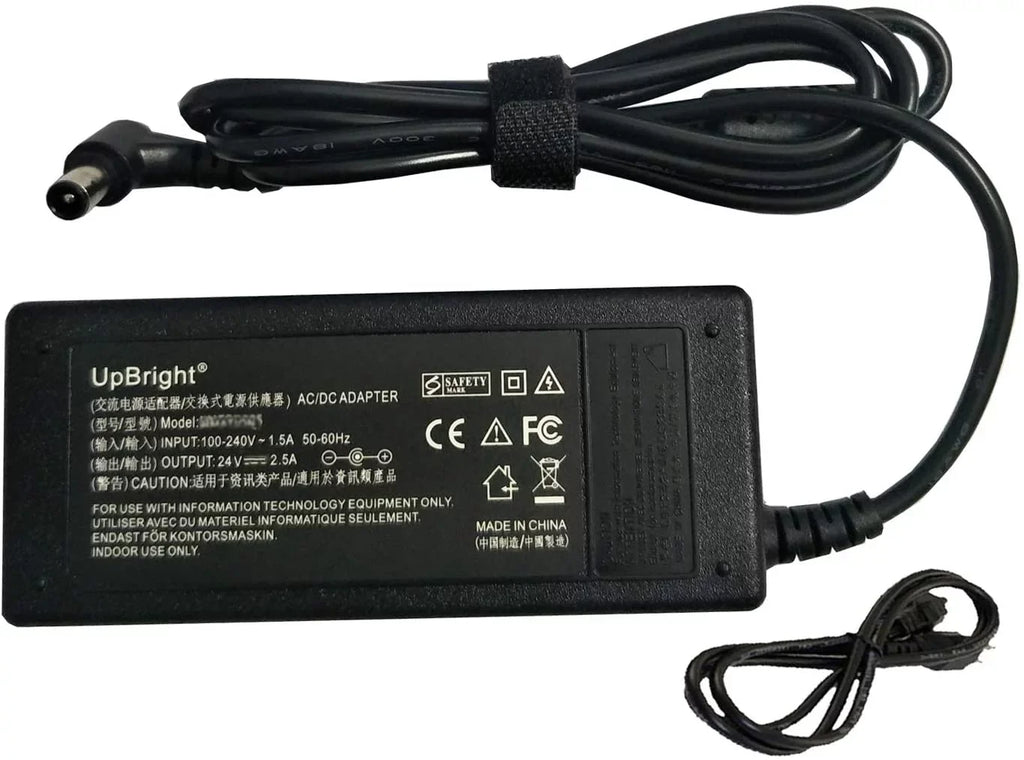Cord Switching A6024_DSM DC24V Global Watt UpBright Power A6024 For A 6024 Adapter - Supply 3A Soundbar A6024DSM 60 60W Speaker 24V 24VDC 2.5A 24.0V Cable