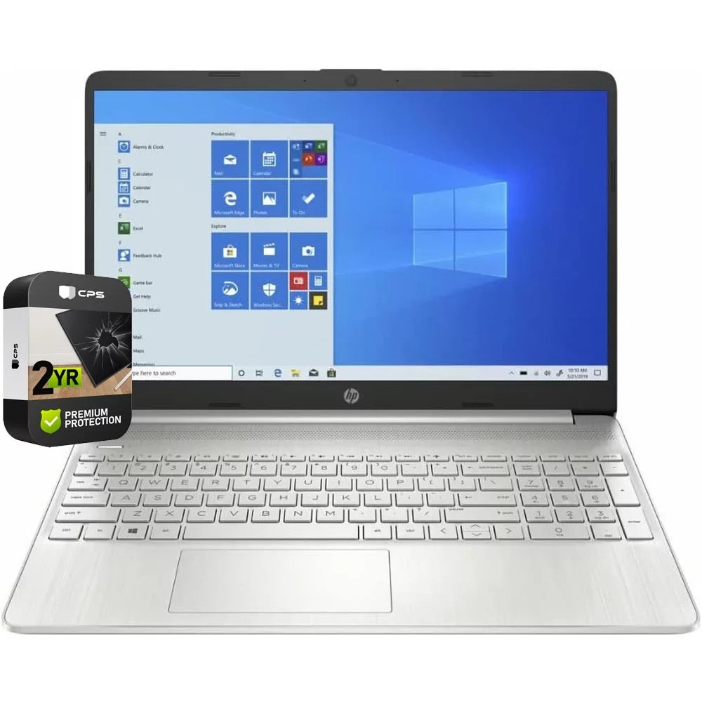 Laptop with (Refurbished) Touch inch 2 Protection 15.6 Pack Enhanced Pentium Gold CPS Restored 7505 HP YR 8GB 446R4UAR#ABA Bundle