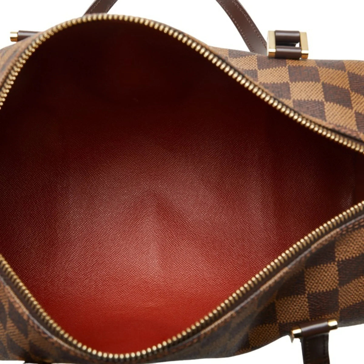 Pre-Owned Handbag N51303 Women's PVC Ebene (Good) Brown Damier Leather Papillon