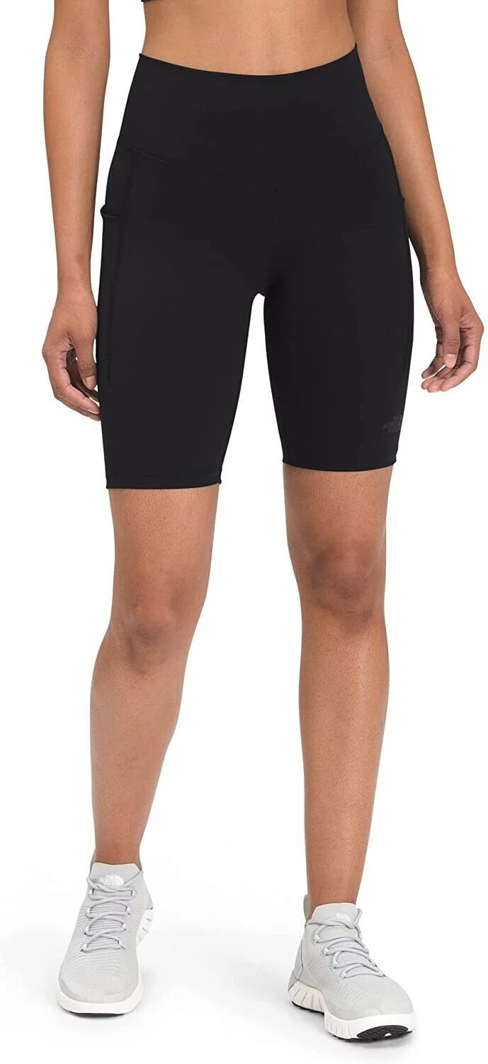 $55 9" Short M MSRP THE Size Black Womens NORTH Motivation High-Rise Pocket FACE