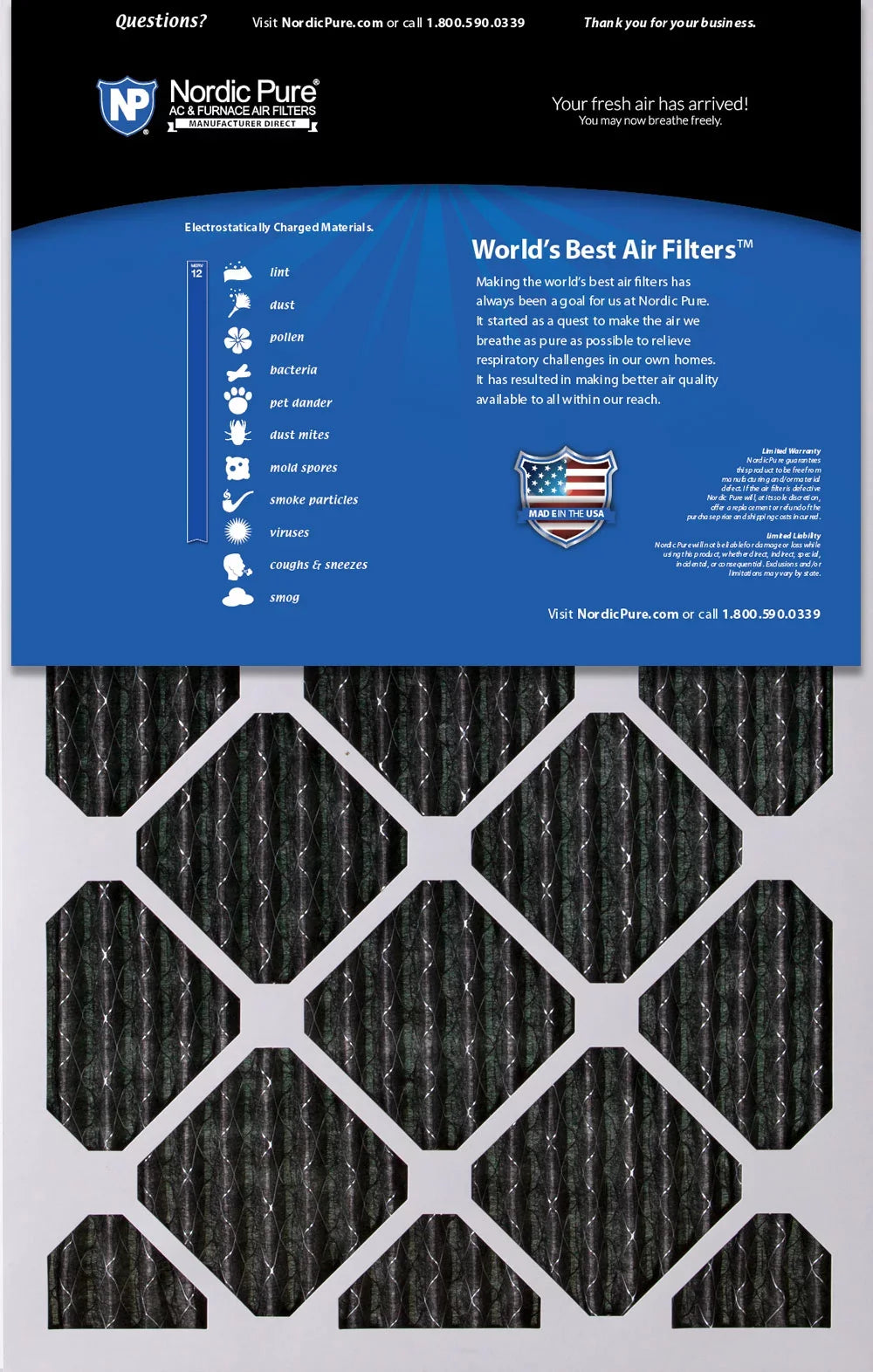 (14_1/2x19_1/2) Air Plus Pack MERV Pleated Carbon Filters 12 Furnace 15x20x1 12