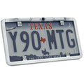 License Camera Plate (Chrome) Full-Frame Active Lines Parking VTL275TJ - with Slim Ultra BOYO Backup