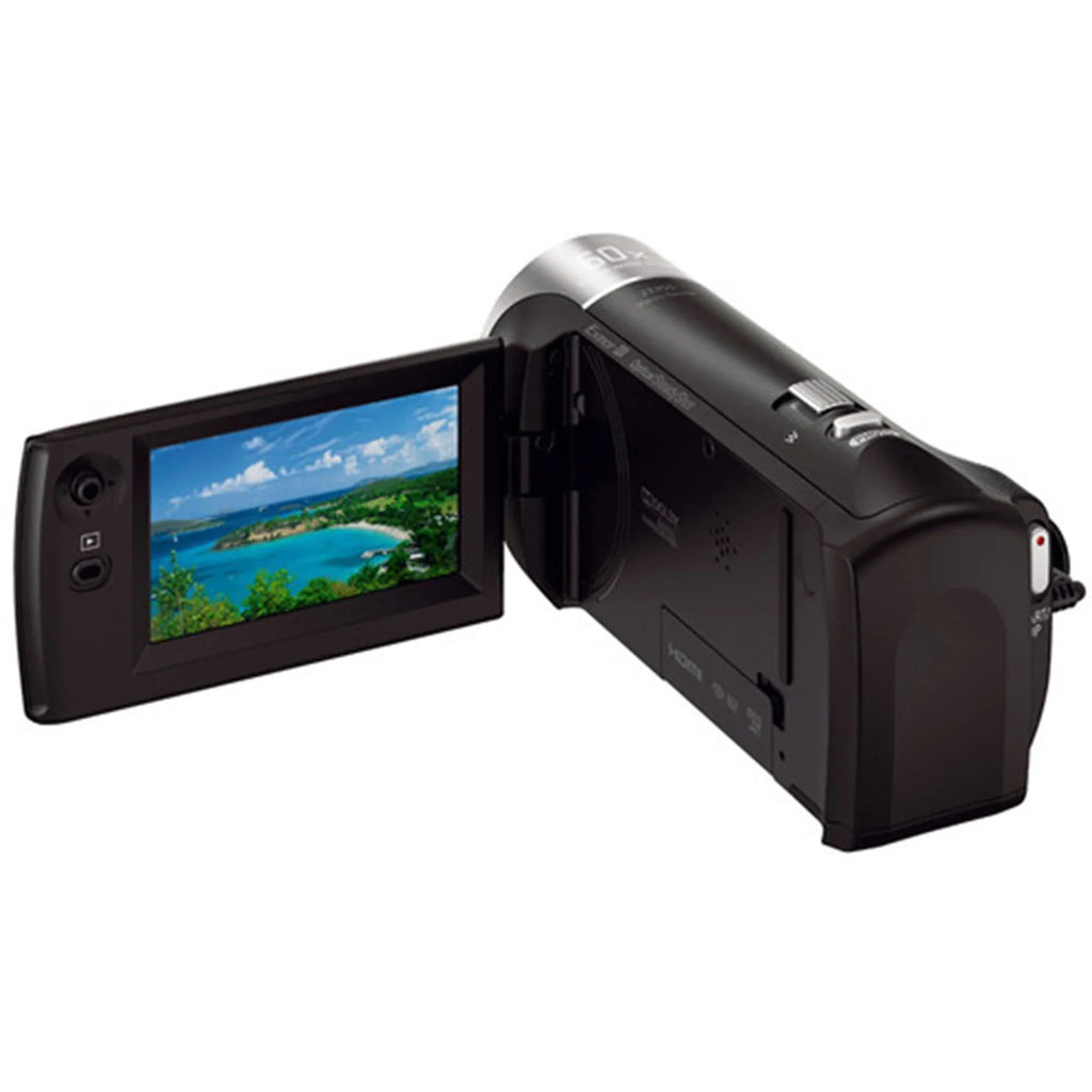 Bundle Camcorder HDR-CX405 ZeeTech with Tripod + Handycam Recording Video Pen Cleaning HD Accessory +
