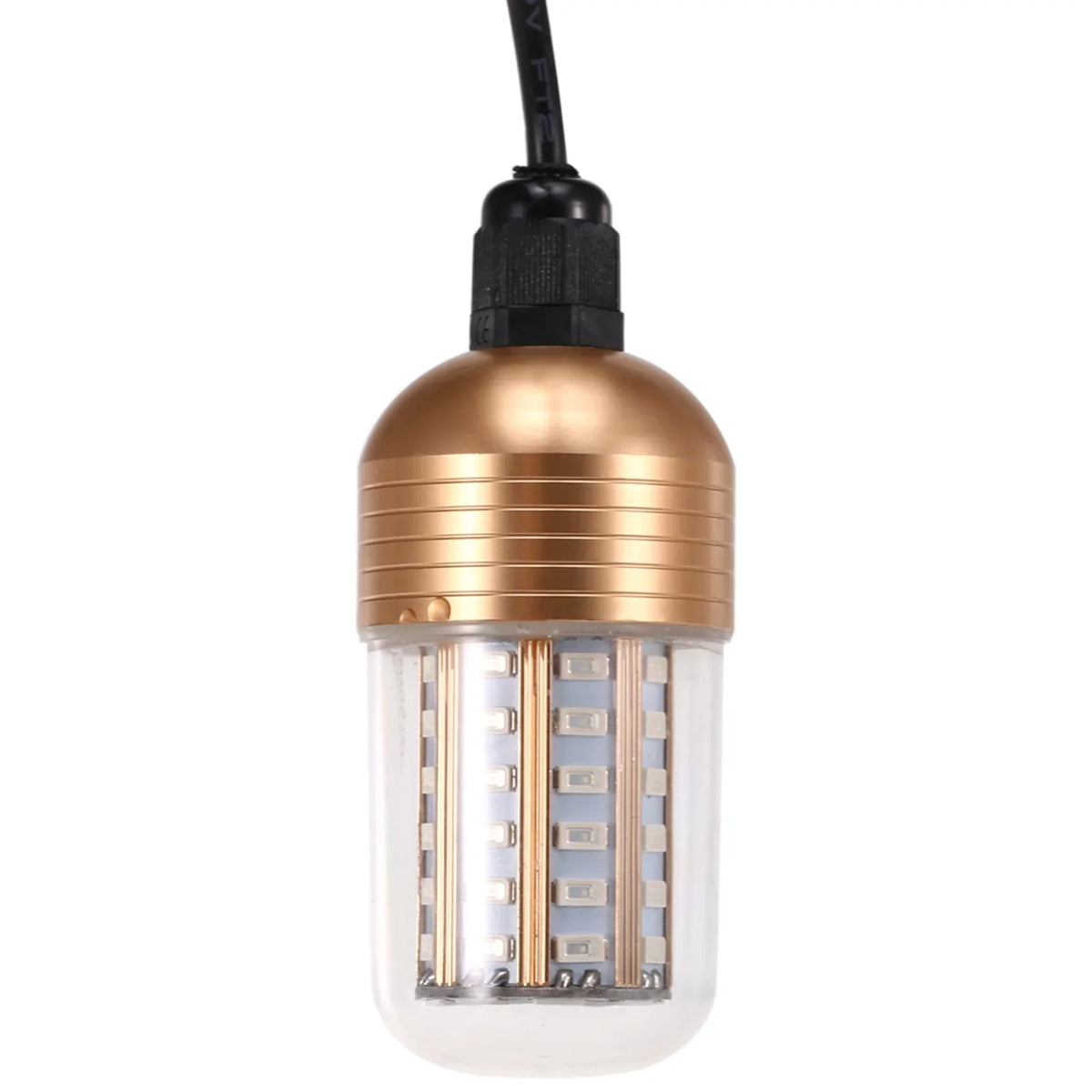 with 30W -60V Finder Fish Submersible LEDs Squid Attracting 60 Underwater Night Carevas Bait Fish Lamp Fishing Cord