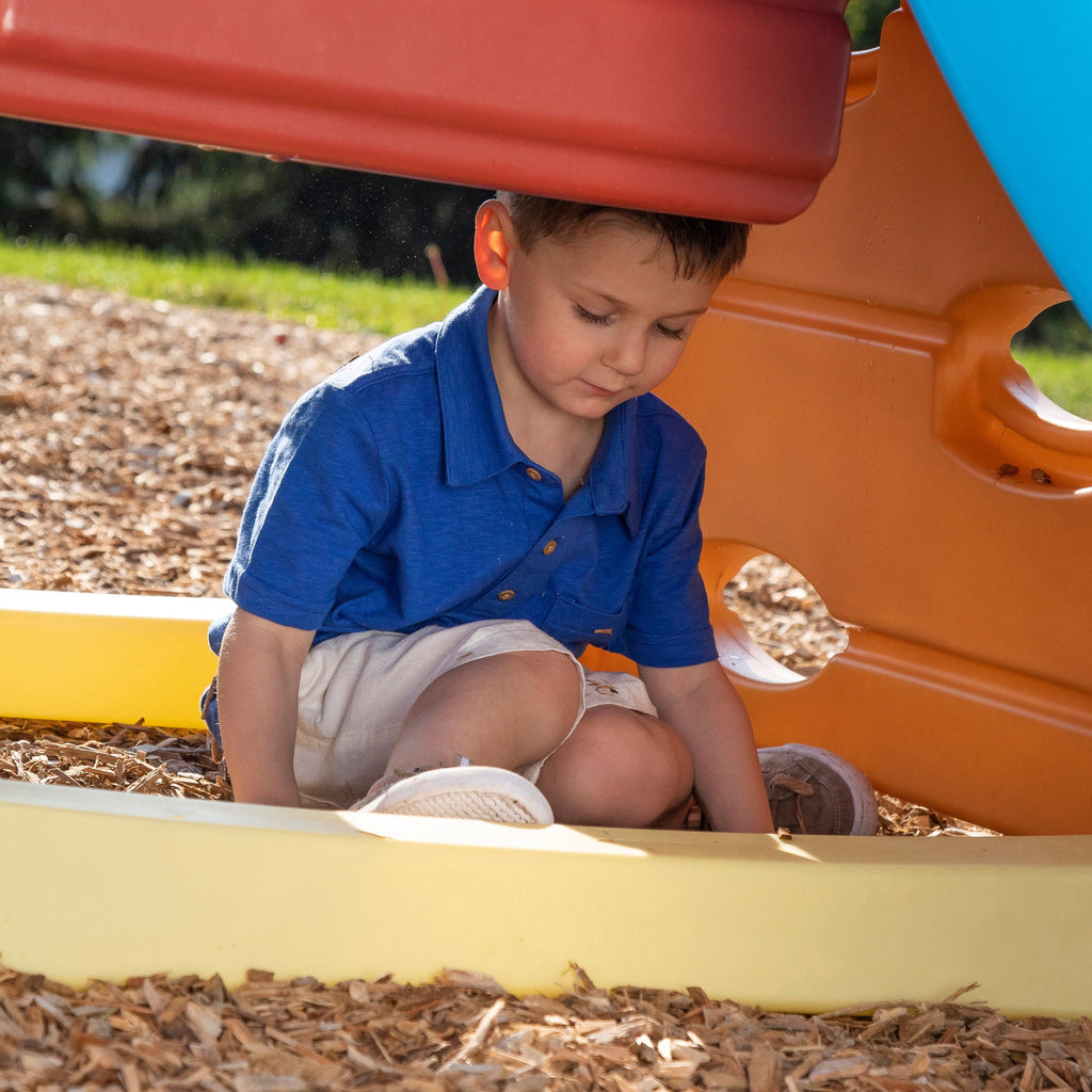 Play Up Double Toddlers Step2 Climber, Slide