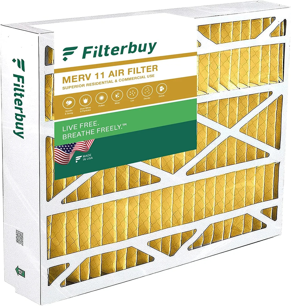 HVAC 20x25.25x3.5 Furnace Pleated AC Filterbuy Air 11 for MERV Aprilaire Space-Gard 102/2120 Filters (1-Pack)