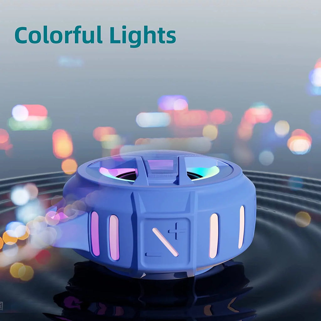 Portable Kayak with Light for Floating EBODA Waterproof for Blue - Playtime Shower Boys Accessories, Bluetooth Men, Pool, Hiking, Gifts Light Beach, 24H Speaker, IPX7 Small Speakers, Wireless