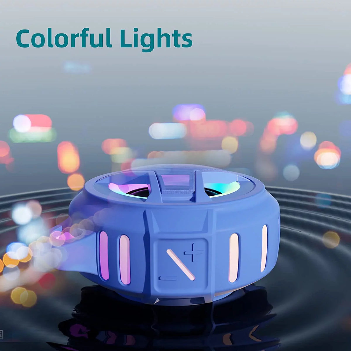 Portable Kayak with Light for Floating EBODA Waterproof for Blue - Playtime Shower Boys Accessories, Bluetooth Men, Pool, Hiking, Gifts Light Beach, 24H Speaker, IPX7 Small Speakers, Wireless