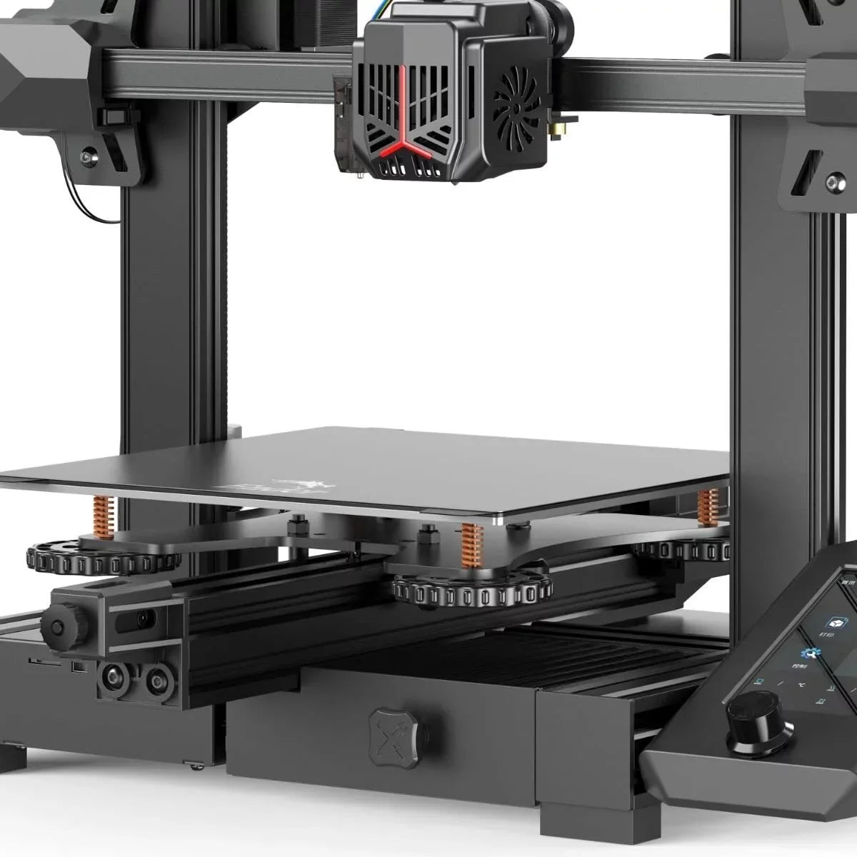 Platform, Printers, Steel Printer Full-Metal with 3D Auto-Leveling Pre-Installed Kit, Neo CR V2 Creality 3D Spring Extruder, Ender PC 220220250mm 3 Official 95% Touch