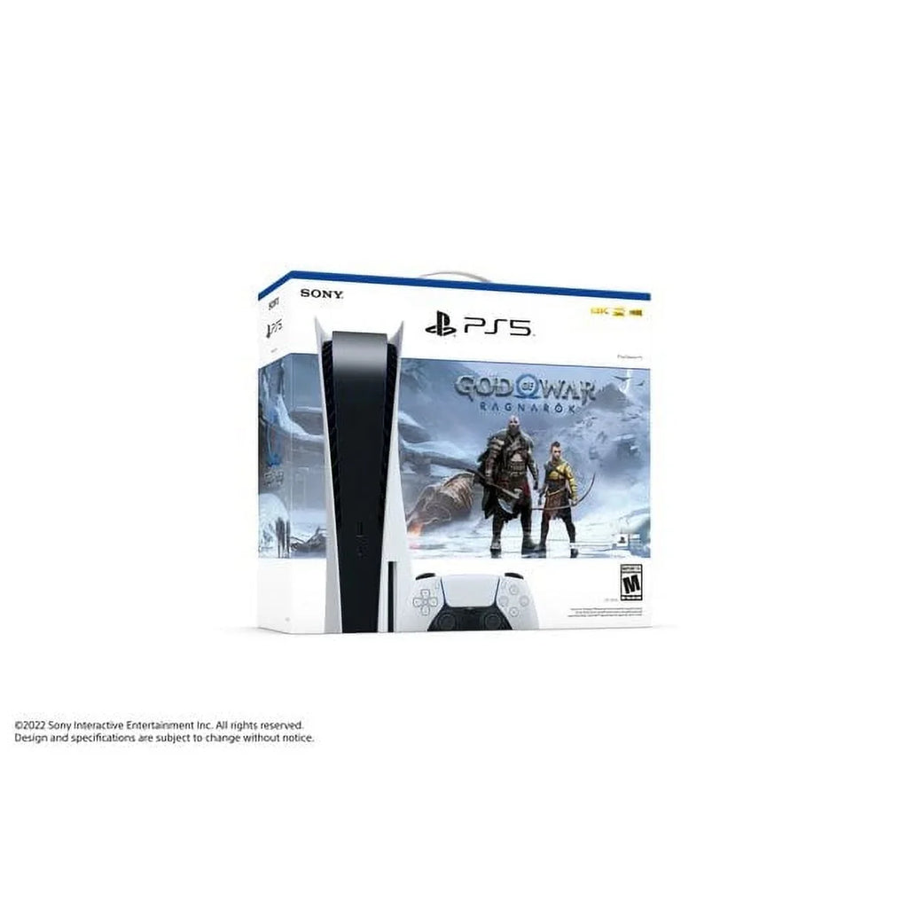 Newest Marvel's Silicone Cover with PlayStation_PS5 Spider-Man: Gaming Console / Version Controller Miles Disc Morales Bundle War Skin Ragnarök/ 2023 of God
