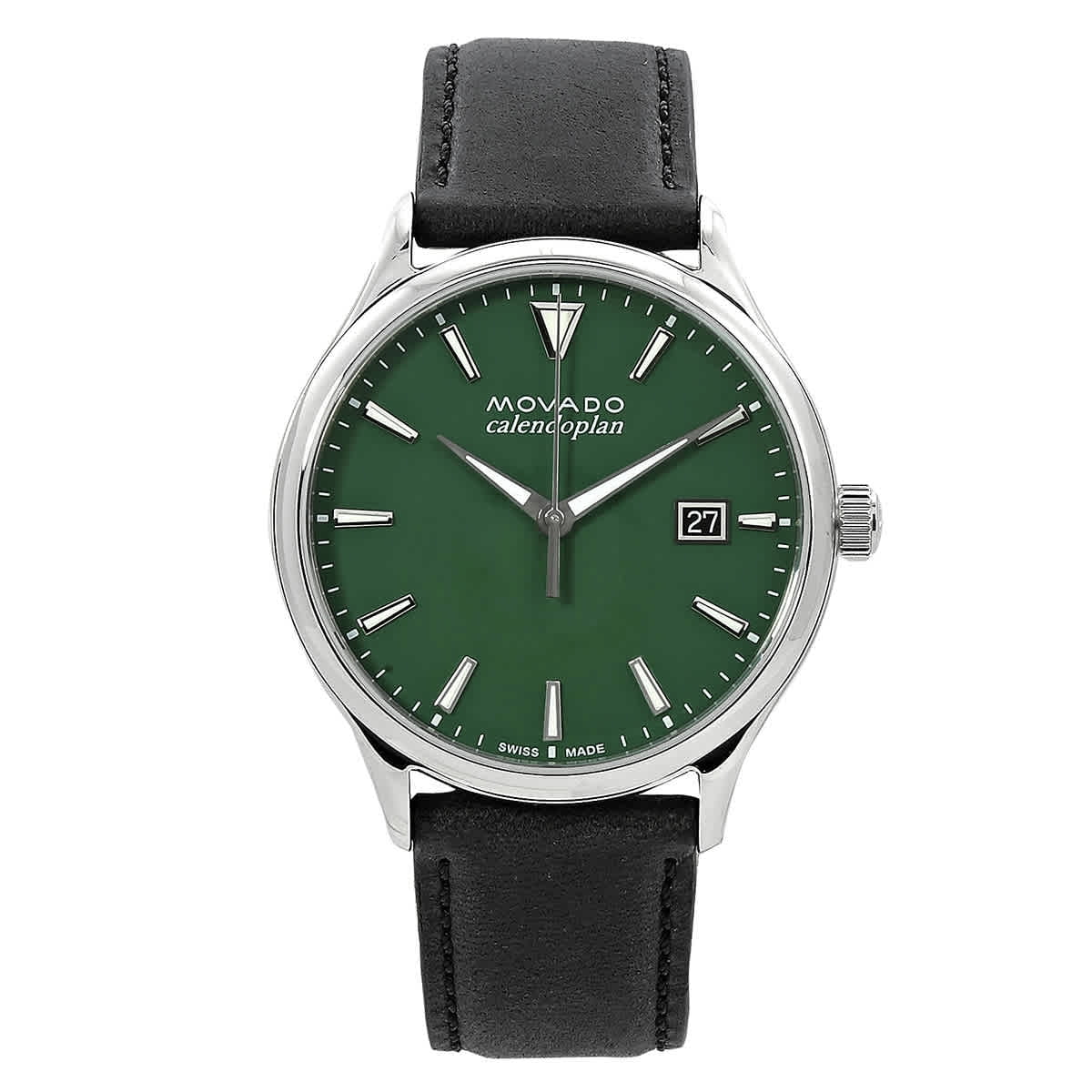 Men's Watch Heritage Quartz Green Dial Movado 3650156