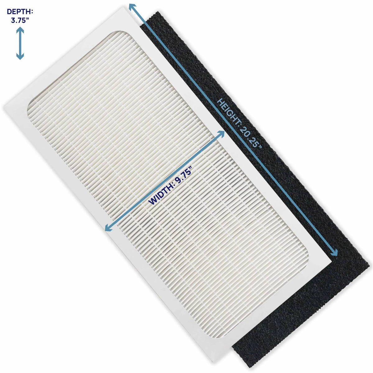 450E, 403, Series BA-400S Compatible HEPA Replacement 480i, 400 Bros SmokeStop 405, Filter Filter Particle Blue Dual BLUEAIR 455EB For 410, With Protection 402, Sky