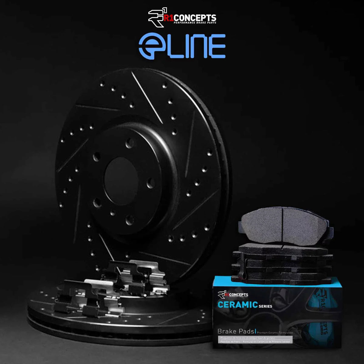 Brake Brake Front and Kit Brakes |Hardware WHWH1-39025 R1 and Pads| Kit Rotors Pads |Front and Pads| Rotors Concepts Ceramic Brake Rotors