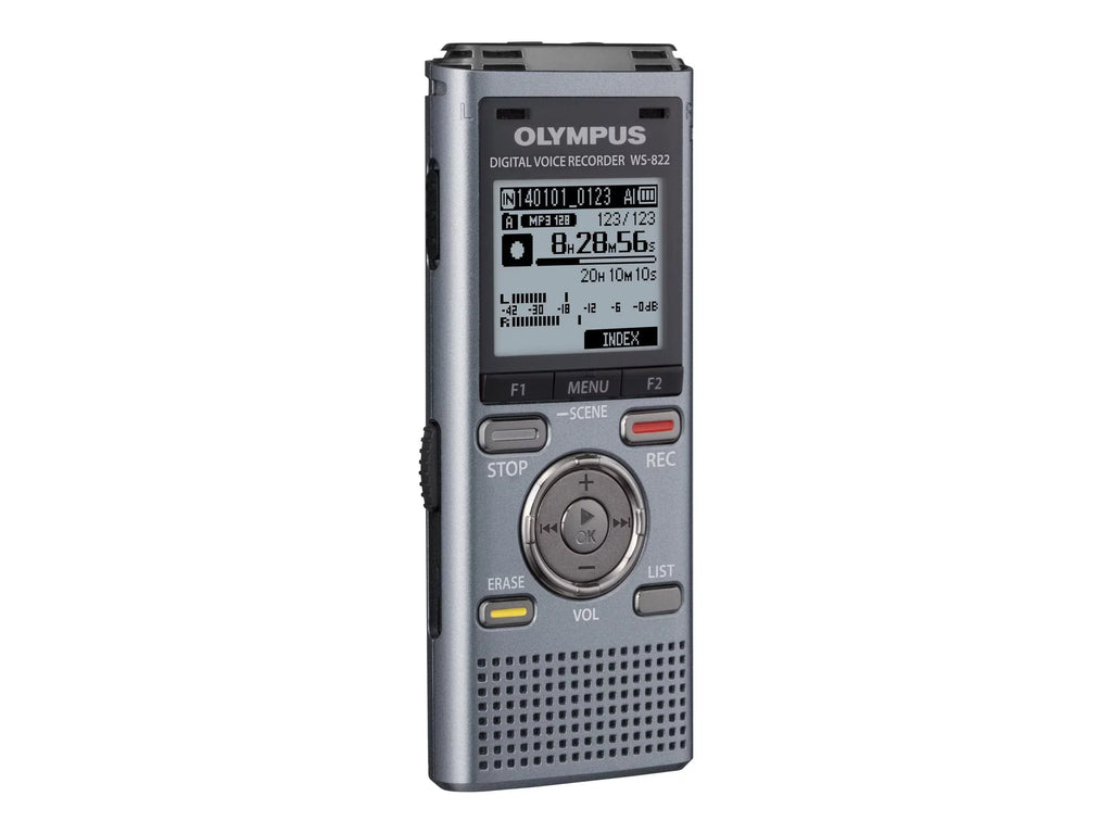Metallic, Recorder, 4GB Gray WS-822 Olympus Digital Voice