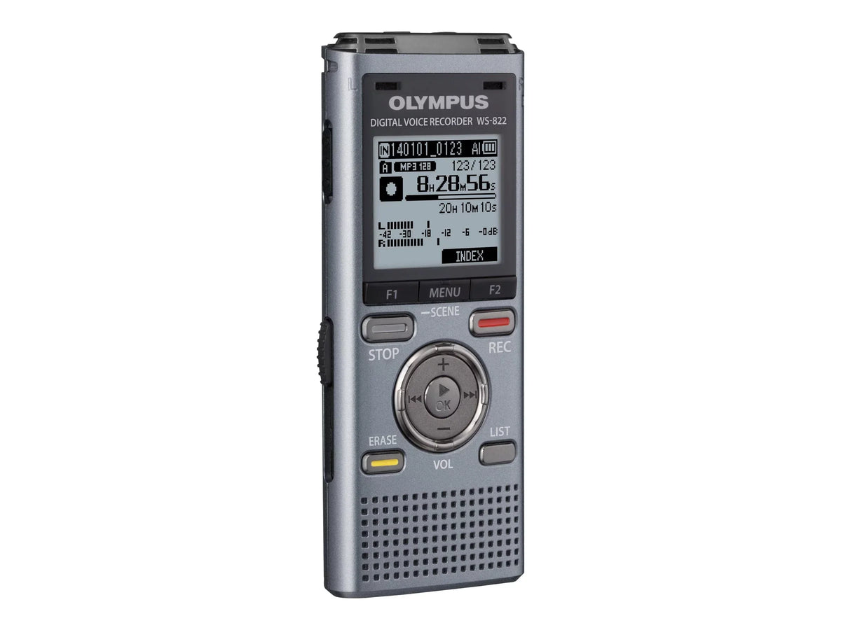 Metallic, Recorder, 4GB Gray WS-822 Olympus Digital Voice