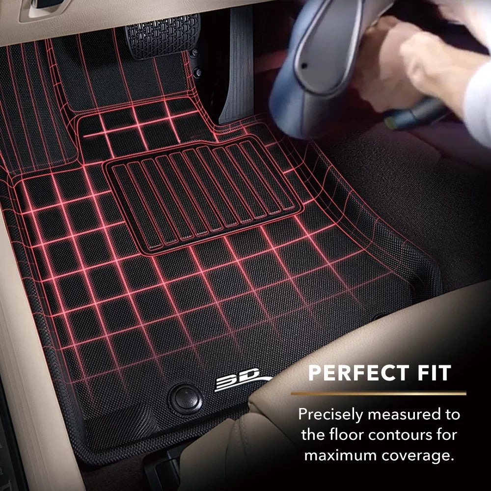 MAXpider compatible 2019-2023 ELECTRIC Floor KONA HYUNDAI Mat 3D (BLACK) KAGU with Full - Set
