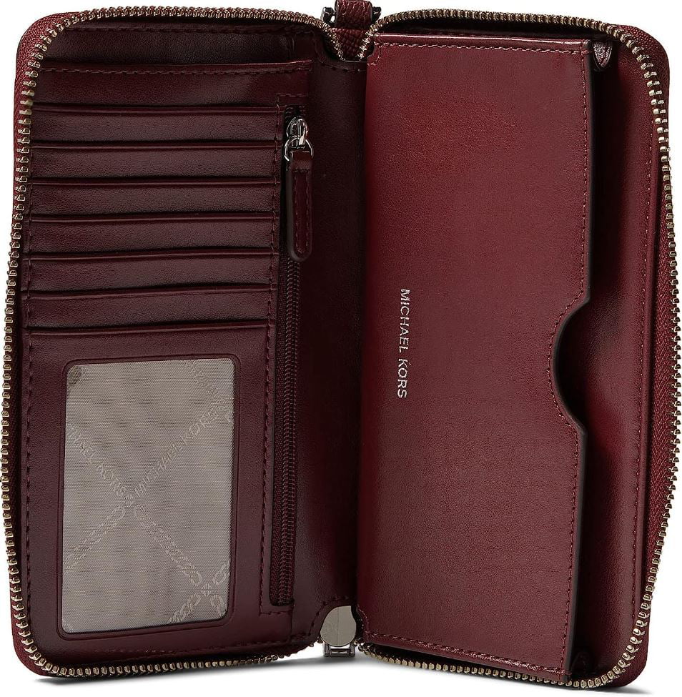 Flat Women's Function Phone Michael One Jet Kors Set Case Merlot Large 32H4STVE9L-580 Multi Size