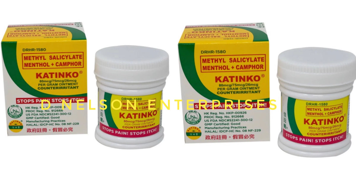 & 30g Jars Katinko Itch Expert, Pain Ointment, 4
