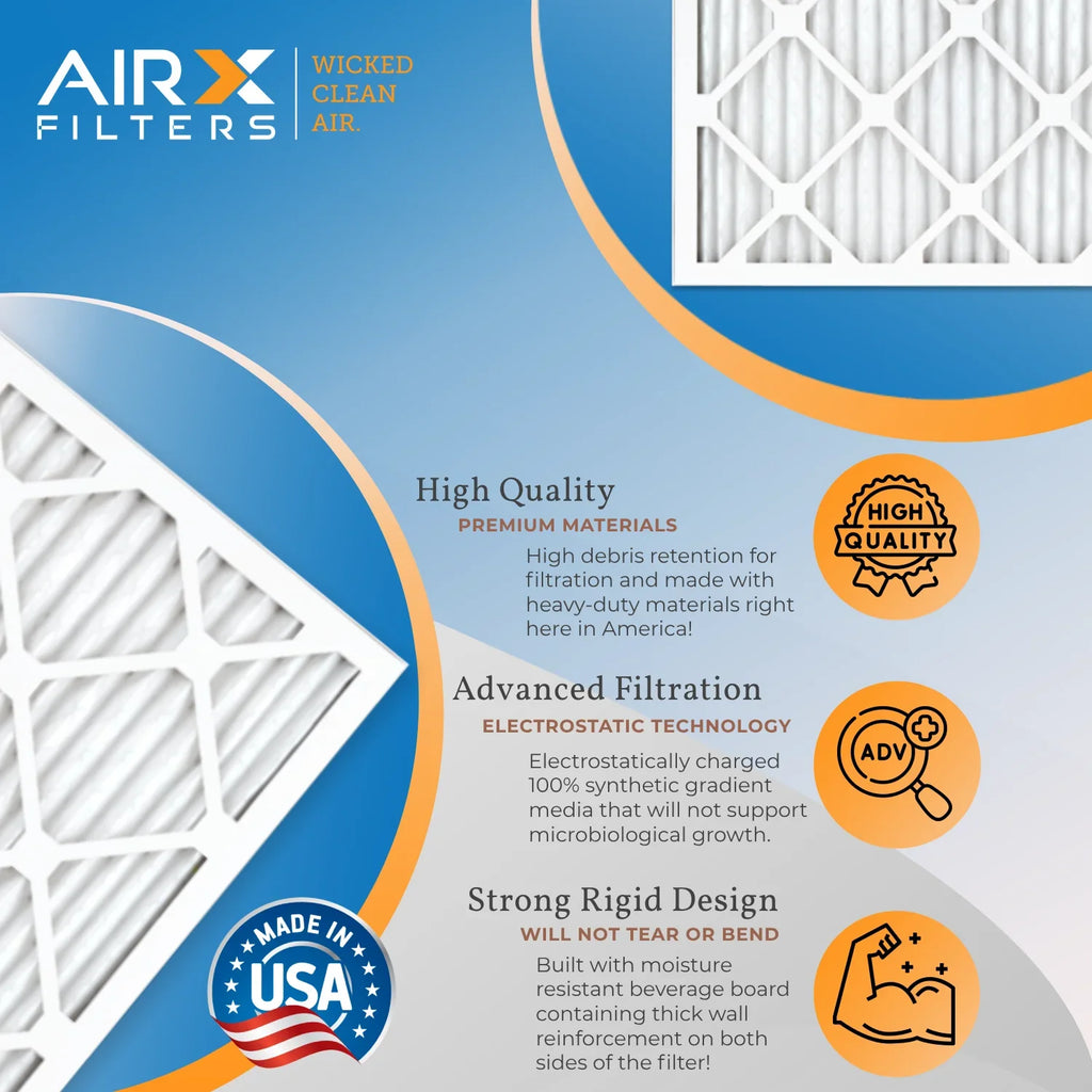 & - by Filter AIR. Comparable Air 700 of WICKED in Pack FILTERS Made 18x18x1 to Furnace MPR CLEAN 5 12 AIRX Rating, FPR 8 MERV USA Filters