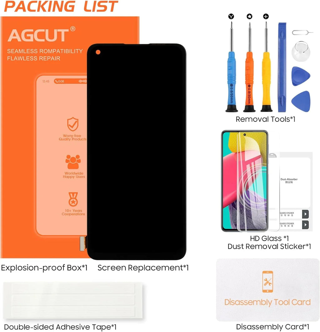 Part OLED Display Assembly KB2005 for Digitizer 8T+ Screen KB2000 Replacement 5G (Support LCD Repair Touch 8T Oneplus KB2001 Screen KB2003 Fingerprint)