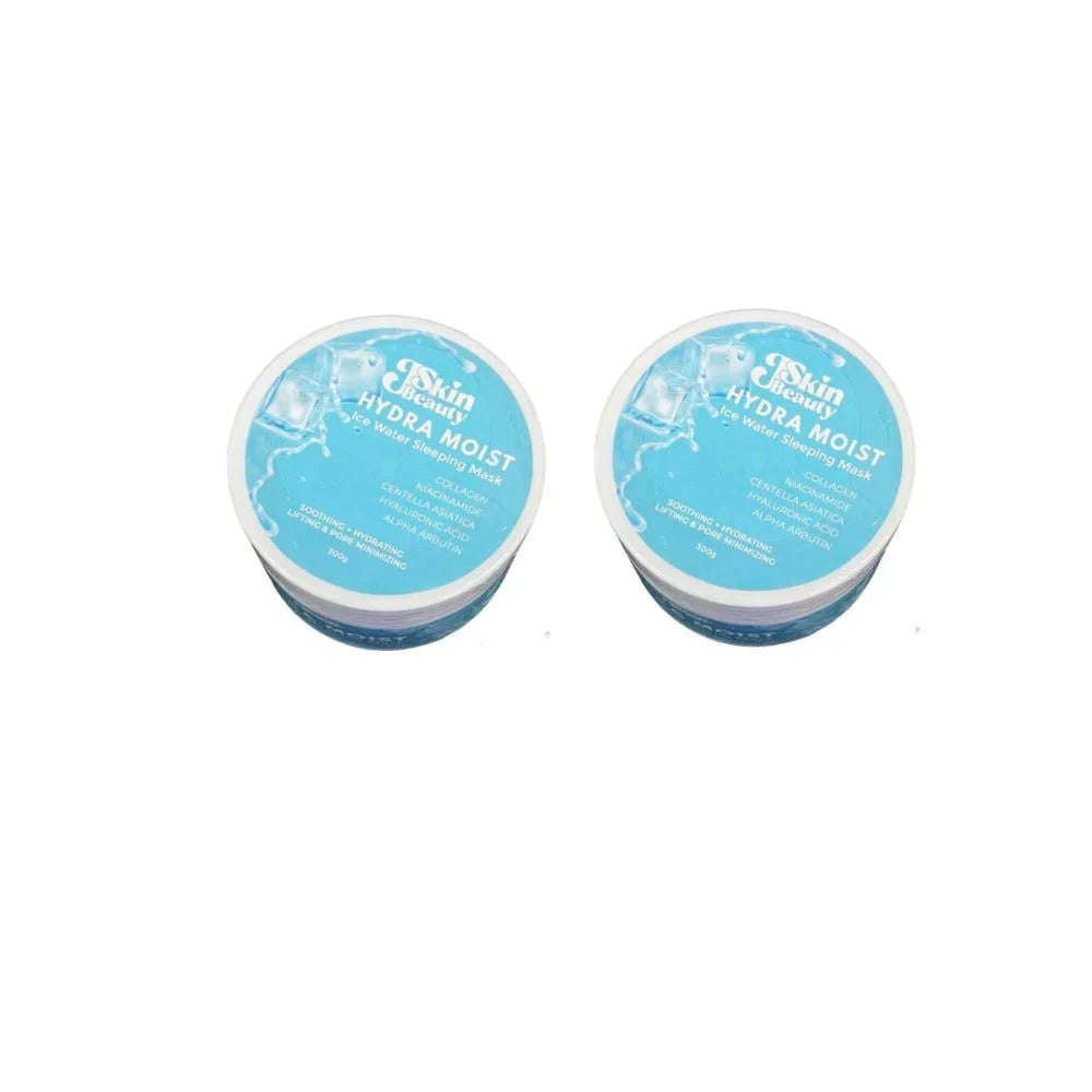 Ice EXPIRY DATES Skin Moist NO PRINTED 2 Beauty Mask Jars Water Sleeping J - Hydra