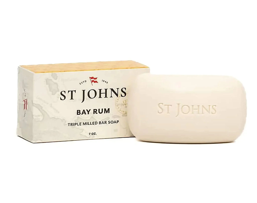 Body Rum John Soap & Soap Soap Oil , USA Bar Mens Luxury , St. for (Pack Glycerine for Bar Bar) oz with Bar Soap Bay Olive Rum (7 Men men 7 Hydrating of Bar Bay Made, Ounce 1) , Triple-milled ,