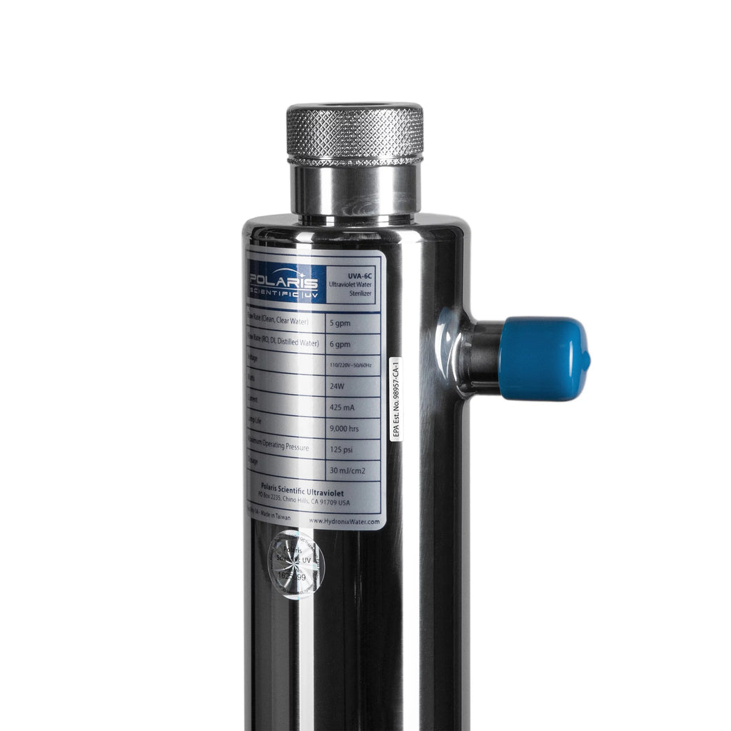 Ultraviolet Polaris 6 GPM & House, UVA-6C RO Systems, Drinking Sterilizer UV Water Disinfection Whole for