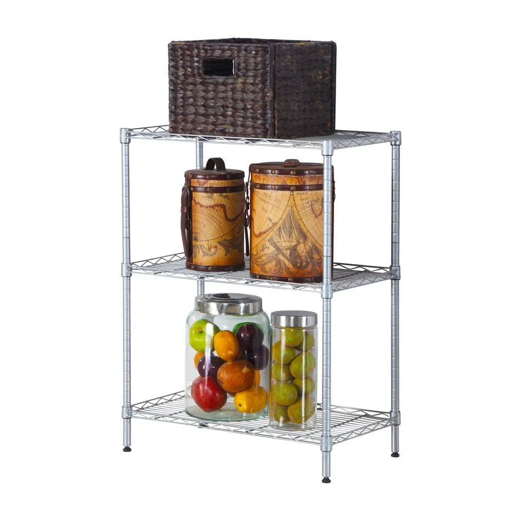 Ktaxon Organizing Steel Adjustable Tier Organizer Heavy Multiuse Shelf Rack Duty Wire 3