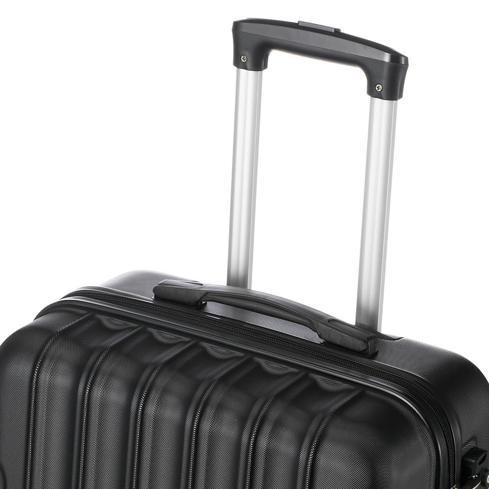 Lock Black With TSA Hardside Piece Set Luggage Lightweight SalonMore Spinner 3 Bag