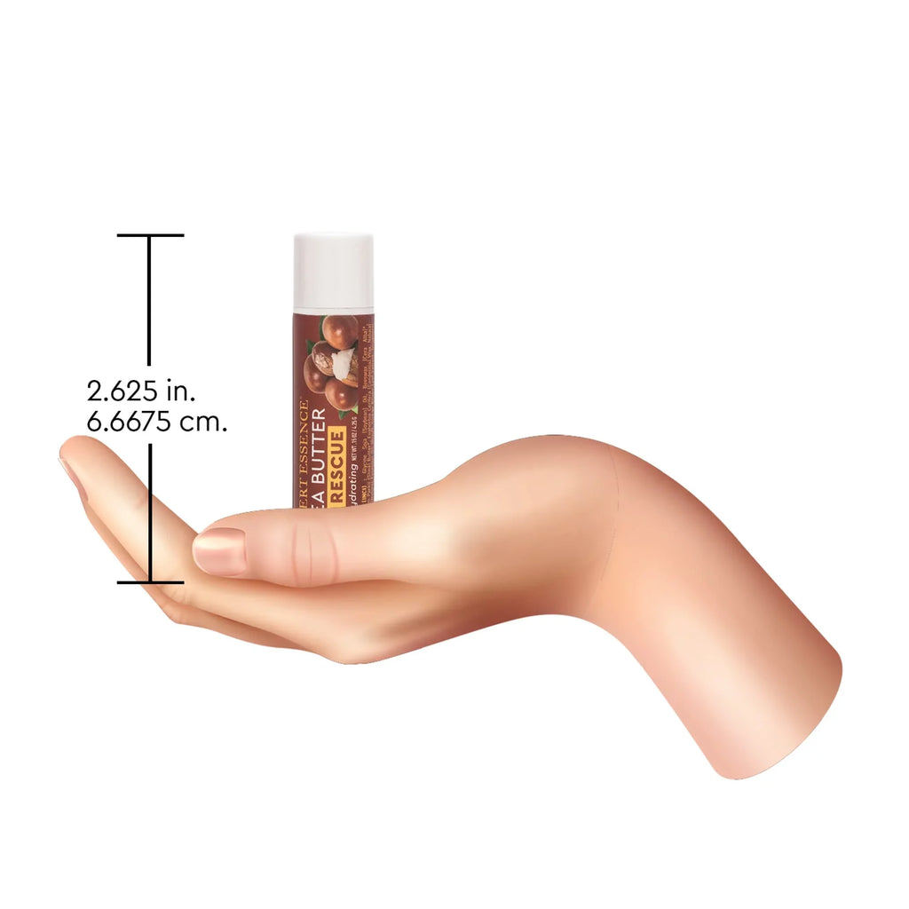Lips Shea Hydrating Oil Pack Extract- Soothes Balm w/ Oz Dry - - Desert Beeswax Essence Ginkgo Soft 24, Rescue of Cracked Lip Peppermint Ultra Biloba E Moisturizer 0.15 - - Butter - Vitamin Stick, Or