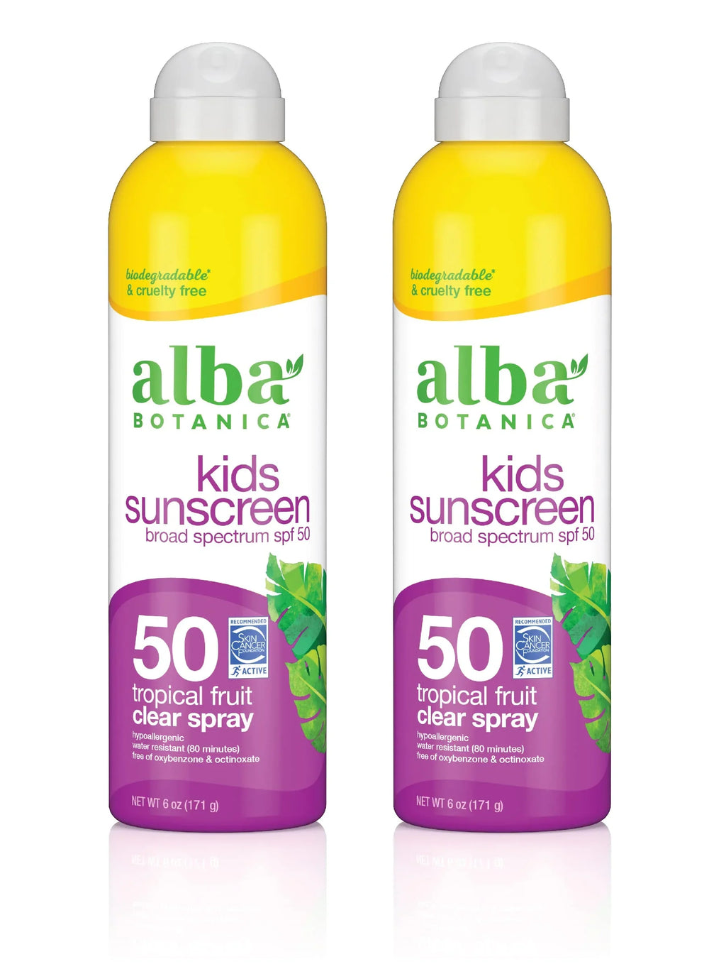 Broad And Hypoallergenic, Fruit For For Kids, Spray Botanica Of (Pack Alba And Face Oz. Water 50, Spf Resistant Spectrum Bottle Kids Fl. Sunscreen Tropical Sunscreen Body, 6 2).