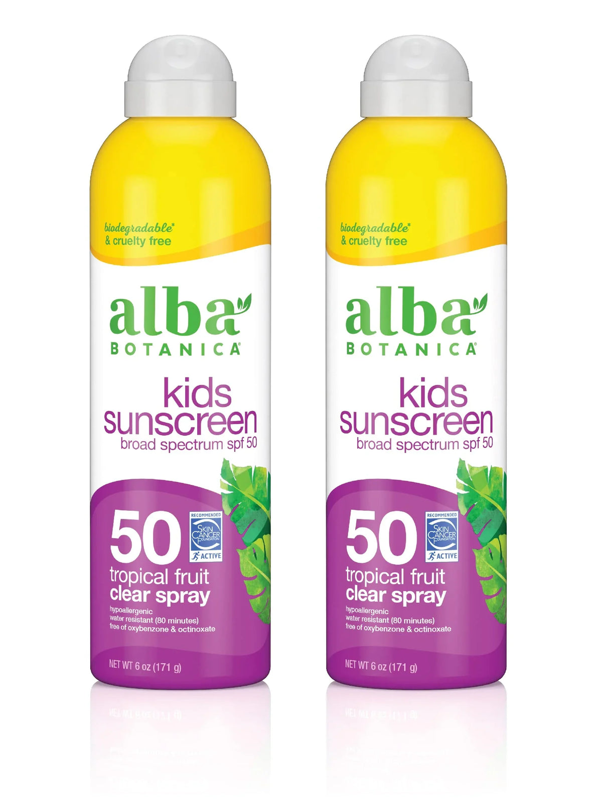 Broad And Hypoallergenic, Fruit For For Kids, Spray Botanica Of (Pack Alba And Face Oz. Water 50, Spf Resistant Spectrum Bottle Kids Fl. Sunscreen Tropical Sunscreen Body, 6 2).