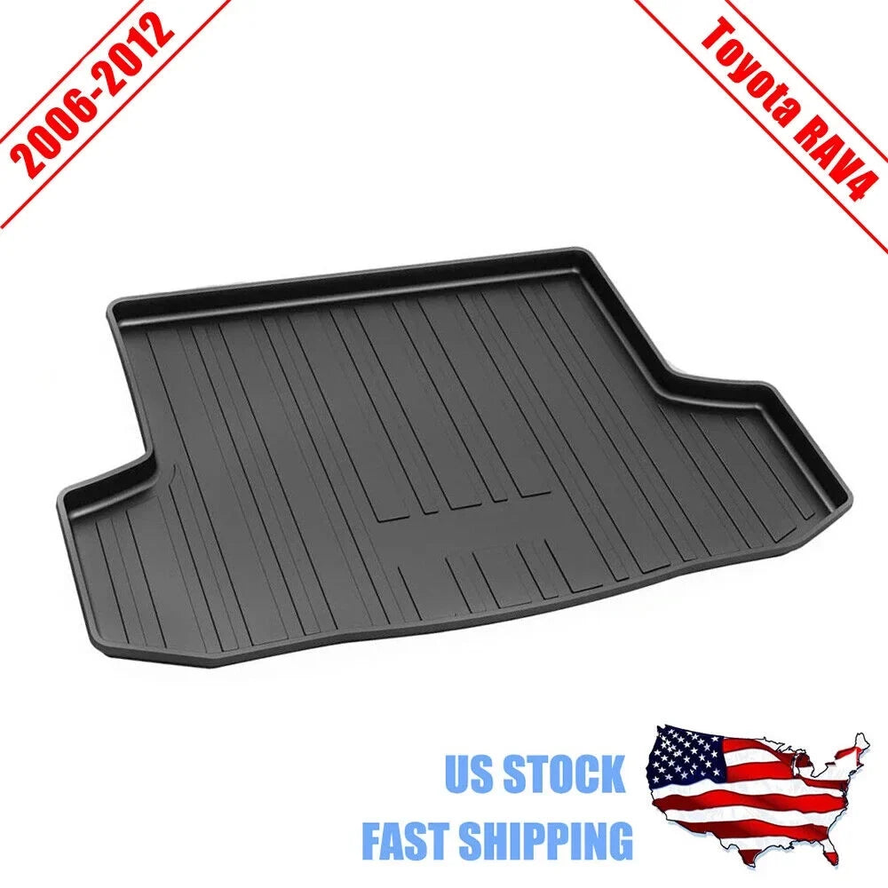 Carpet Rear 2006-2012 RAV4 for Liner to Install Easy Trunk Mat Car Cargo
