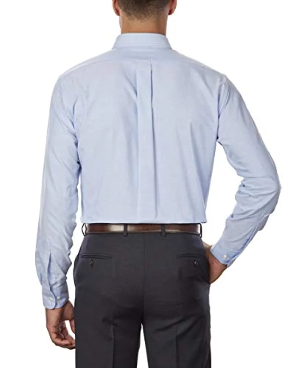 Shirt Dress Regular Van Solid Oxford Fit Men's Heusen