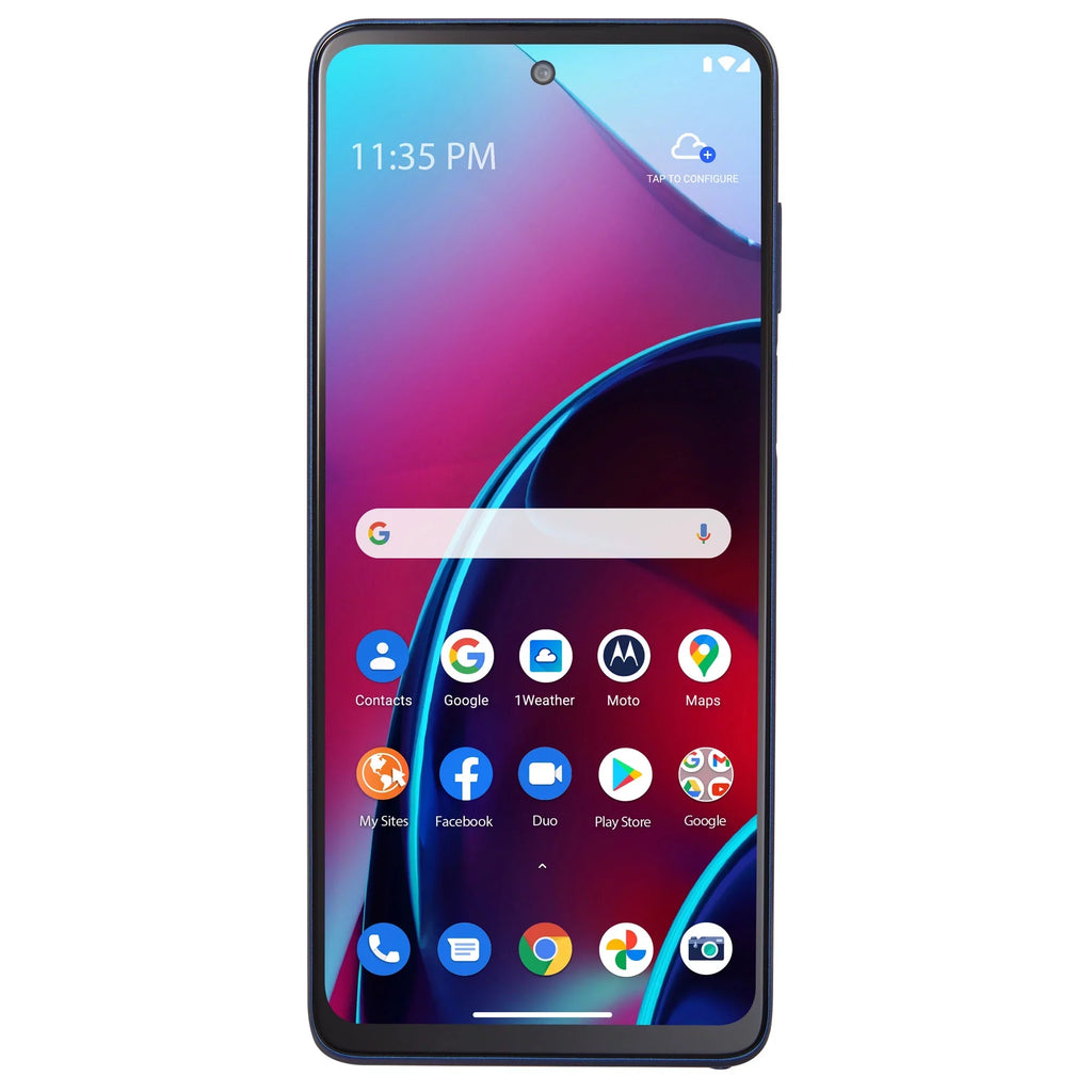 by Blue- 128GB, to G Smartphone Prepaid by Stylus Verizon Total Verizon] Moto 4G Motorola (2022), Total [Locked