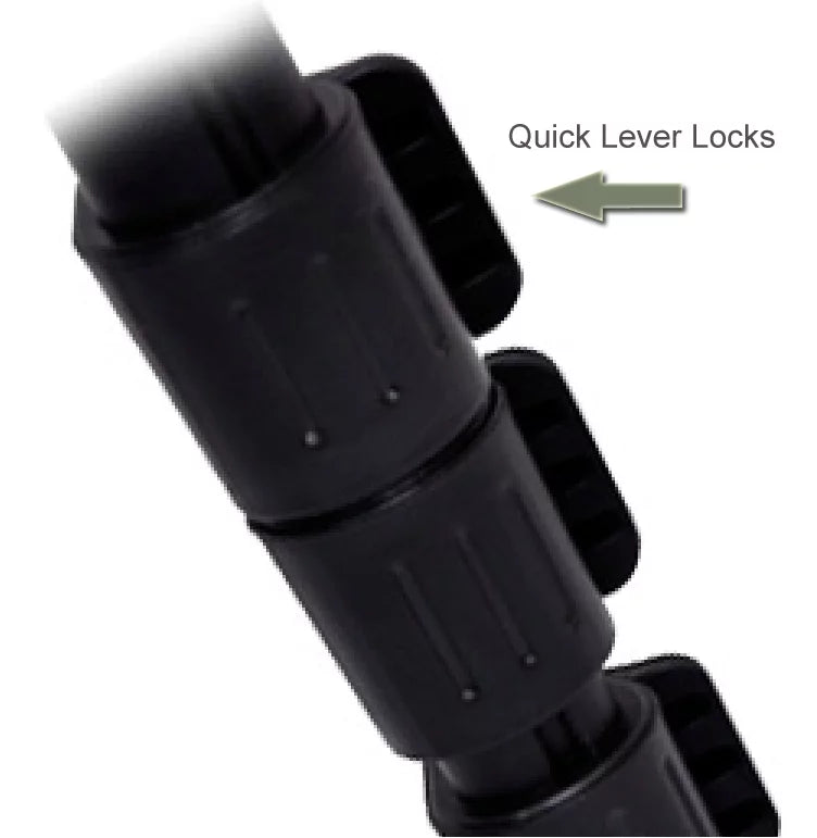 Monopod Panasonic II Lumix Unipod / Release) 72" (Quick DC-LX100 Black Professional For